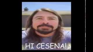 Dave Grohl speaks to Cesena English Subtitled Rockin1000 [upl. by Glenine]