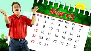 The Month of March  Calendar Song for Kids  Month of the Year Song  Jack Hartmann [upl. by Kreiker]