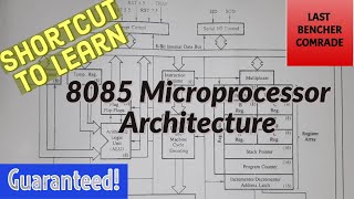 Easiest Trick to learn 8085 architecture  8085 microprocessor  8085 architecture  Shortcut [upl. by Ahsasal916]