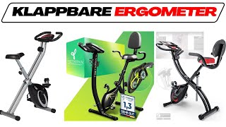 Beste klappbare Heimtrainer TestVergleich 2024 TOP 3 🥇 Kompakte Ergometer Testsieger im Vergleich [upl. by Nnyloj]