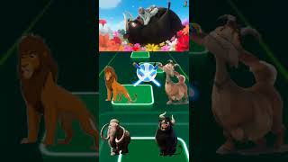 Lion King Simba Vs Ferdinand Vs Funny goat Vs Funny mammoth 🦣 coffindance funnyanimal ytshorts [upl. by Anahs]