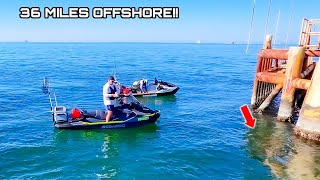 36 MILES Offshore JET SKI Fishing  The REALITY of OFFSHORE Fishing CATCH amp COOK [upl. by Ykcaj296]