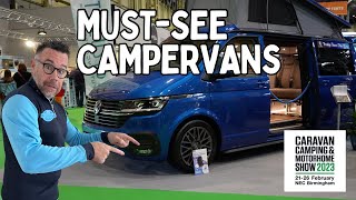 The Most Incredible VW Transporter Campervans You’ve Ever Seen  Caravan Camping and Motorhome Show [upl. by Hpotsirhc]