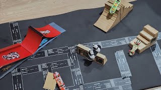 my new fingerboard skatepark arena part 1 [upl. by Wehhtam47]