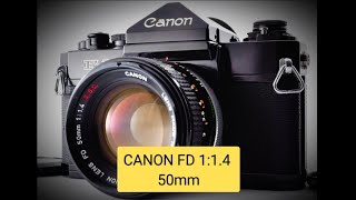 CANON F1 CANON FD 114 50mm [upl. by Theobald]