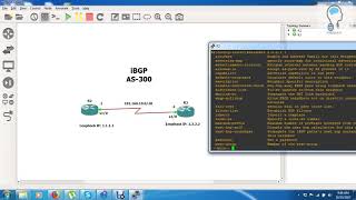 BGP iBGP Configuration with Loopback in GNS3 Basic Configuration [upl. by Flossi]