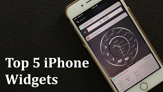 Top 5 Widget Apps for your iPhone for 2017 [upl. by Eenyaj]