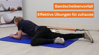 Bandscheibenvorfall  Effektive Übungen für zuhause [upl. by Mac]