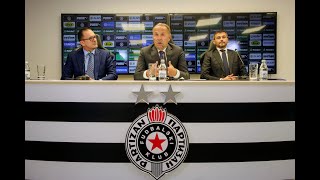 Obraćanje Rasima Ljajića Predraga Mijatovića i Danka Lazovića posle dolaska u Partizan [upl. by Aitercul681]