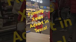 Filming🎅Advert in Tesco watford [upl. by Hamburger914]