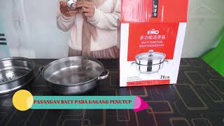 review panci kukus  panci steamer stenlies [upl. by Rafaelle226]