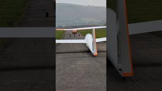 A Wobbly Takeoff Run glider gliding aviation flying flight plane aeroplane airplane shorts [upl. by Mannes942]