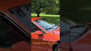 ShautoAtlantica Pontiac Fiero V8 Launch [upl. by Bethina516]