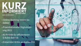 OnlineBanking Praxisbarometer SBahn 2FA  Kurz informiert vom 14022022 by heise online [upl. by Koressa]