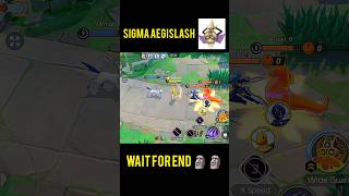 Sigma Aegislash 🗿🤯  Pokemon Unite  Unite Srj Tobi shorts ytshorts pokemonunite [upl. by Eioj]