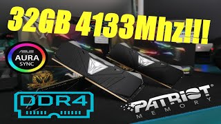 Yeni RAMlerim 32GB 4133Mhz DDR4 RGB Patriot Viper [upl. by Ail]