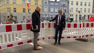 Ein Jahr freie Fahrt für Schweriner Brücke in der Wallstraße [upl. by Kramnhoj]