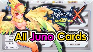 ROX Lv130 Juno Map NEW Cards  KingSpade [upl. by Ggerk]