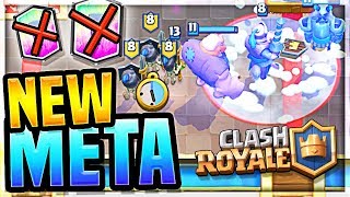 NEW META  NO LEGENDARY  Clash Royale INSANE New Deck [upl. by Evaleen935]