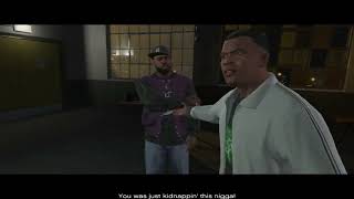 Franklin Lamar and Stretch Fight with Gangster Experio GTA V gameplay [upl. by Loughlin]