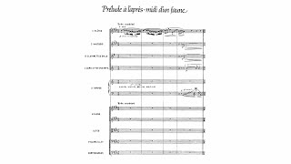 Debussy Prelude to the Afternoon of a Faun L 86 CD 87 with Score [upl. by Imoyik381]