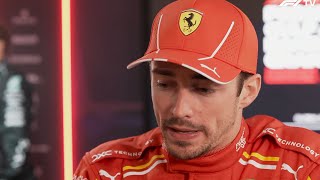 Charles Leclerc Post Qualifying Interview  F1 2024 Bahrain [upl. by Ordnajela956]