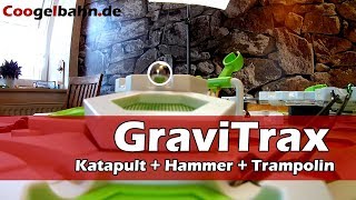 GraviTrax Kugelbahn 🔥 Aufbau mit Katapult  Hammer  Trampolin [upl. by Raveaux]