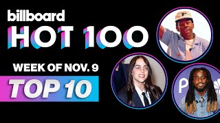 Billboard Hot 100 Top 10 Countdown For November 9 2024  Billboard News [upl. by Firooc722]