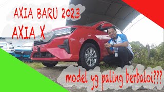 Perodua AXIA BARU 2023  Axia 10 X  Ulasan Penuh  Full Review [upl. by Aicekan]