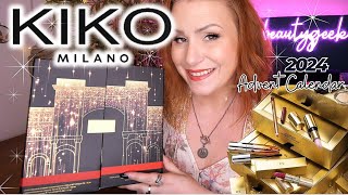 UNBOXING THE GORGEOUS KIKO MILANO WINTER WONDERLIGHTS 2024 ADVENT CALENDAR [upl. by Ynohtnanhoj]