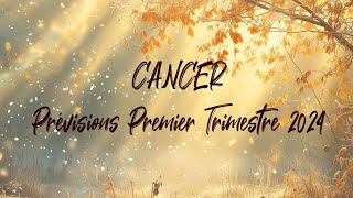 ♋ CANCER ♋  Prévisions janvier février et mars 2024 [upl. by Aneez]