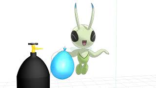 Celebi demonstrates helium and sulphur hexaflouride  MMD Animation [upl. by Geiss]