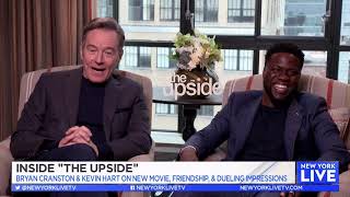 The Upside Hilarious Interview with Bryan Cranston and Kevin Hart [upl. by Newkirk]