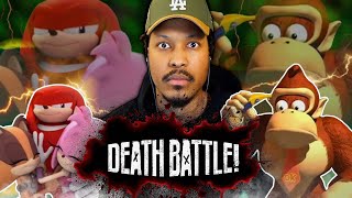 Berleezy Reacts To Donkey Kong VS Knuckles  DEATH BATTLE [upl. by Romo]