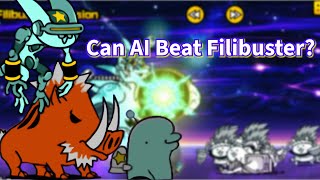 Can AI beat Filibuster  The Battle Cats [upl. by Zacks]