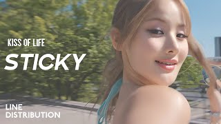 KISS OF LIFE — Sticky  Line Distribution [upl. by Phillips854]