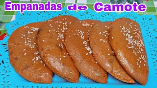 EMPANADAS DE CAMOTE  FACIL DELICIOSO Y SALUDABLE [upl. by Dasha994]