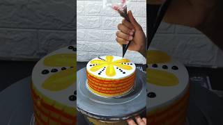 Pineapple cake shorts reelsshorts viralshort trendingshorts viralreels cakeshorts artist [upl. by Gough]