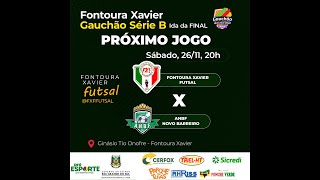 Fontoura Xavier Futsal x ANBF Novo Barreiro  Final Gauchão Série B [upl. by Ardnuhsed368]