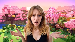 There are pink trees in Minecraft [upl. by Nedaj]