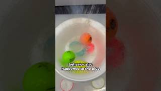 What happens to golf balls in liquid nitrogen ⛳️🧪🥶 [upl. by Akeim]