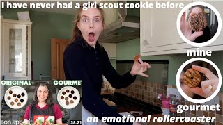 I tried making BON APPÉTIT’S gourmet girl scout cookies chaos [upl. by Sidwel]