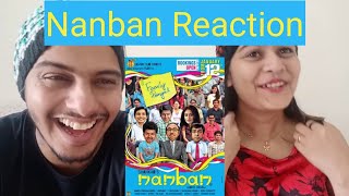 Nanban Official Trailer reaction Vijay Srikanth Jiiva Ileana DCruz Sathyaraj Shw Vlog [upl. by Anayad]