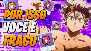 ISSO DESVIVE A SUA CONTA E DEIXAR VOCÊ FRACO NO BLACK CLOVER MOBILE [upl. by Michaelina]