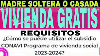 👪Madre Soltera Viuda Divorciada 🤰Separa ama de casa APOYO VIVIENDA Requisitos 2023🤱 [upl. by Dich]