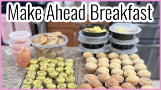 Make Ahead Breakfast For The Week Freezable Cook With Me [upl. by Elesig5]