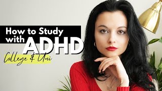 How to Study with ADHD  ADHD Student Tips that Actually Work [upl. by Apthorp]