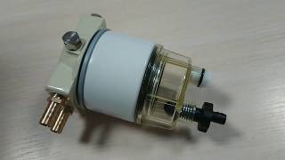 PARKER RACOR R120A Fuel filter water separator assembly Фильтр топливный сепаратор в сборе [upl. by Revlys]