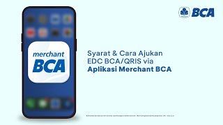 Cara Ajukan EDC BCAQRIS di Aplikasi Merchant BCA [upl. by Hanoy]