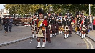 Royal Regiment of Scotland Freedom of the Highlands [upl. by Belmonte]